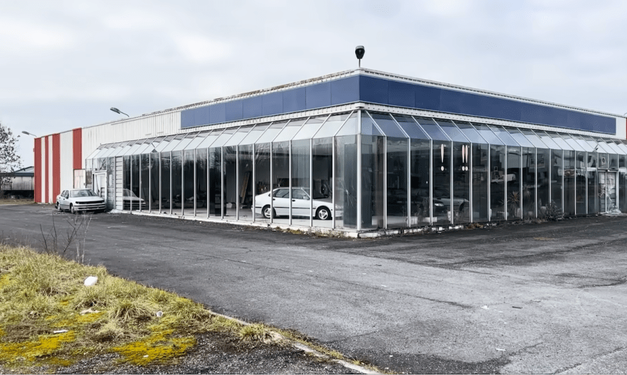 Abandoned Saab Dealership