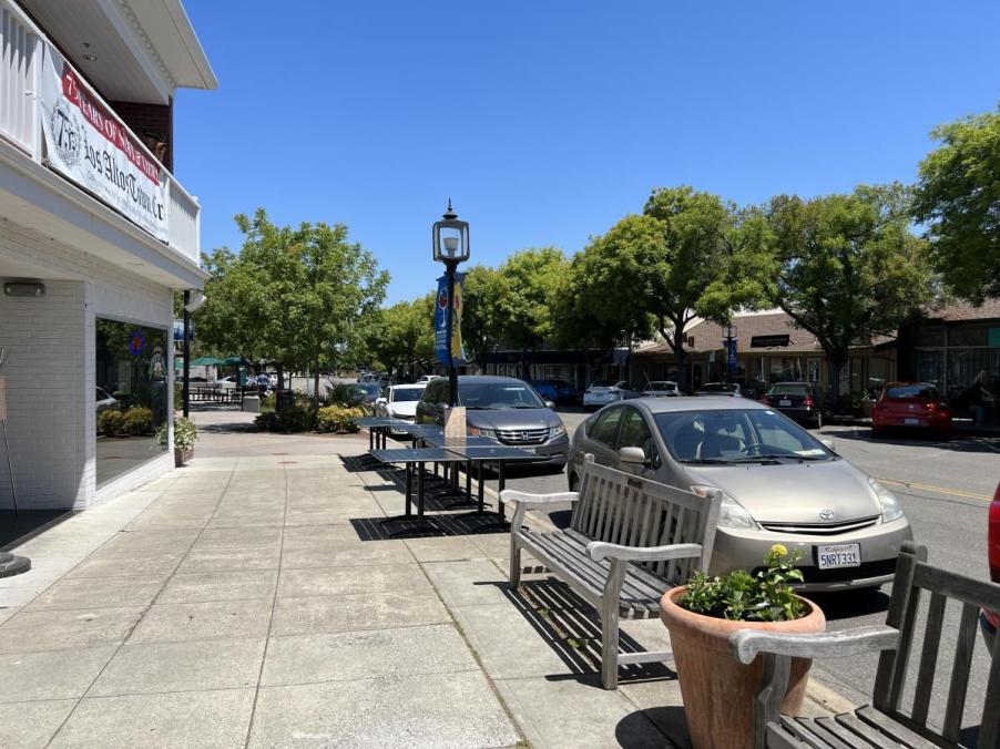 Cars parked in summer. A few tips could help keep these cars cool