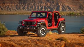 The 2024 Jeep Wrangler with the Jeep Peroformance Parts 2-inch lift kit