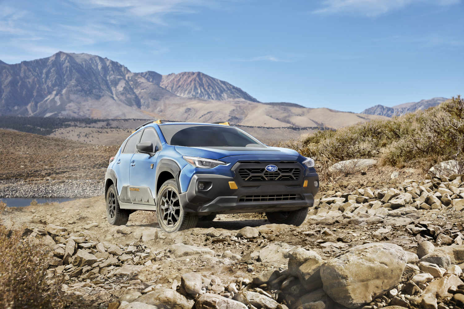 A blue 2024 Subaru Crosstrek