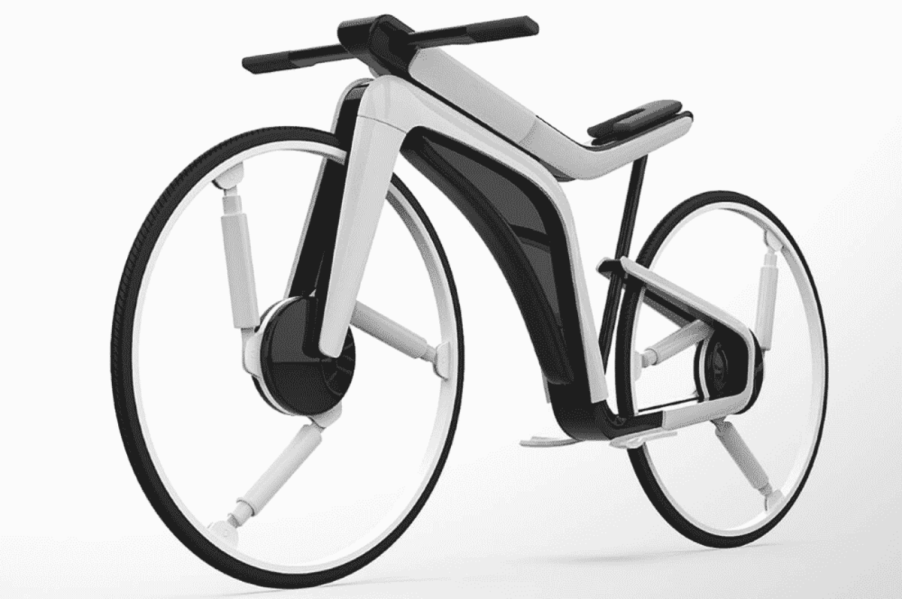 Tesla Model B e-bike concept studio shot