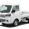 White 2023 Subaru Sambar pickup on white background