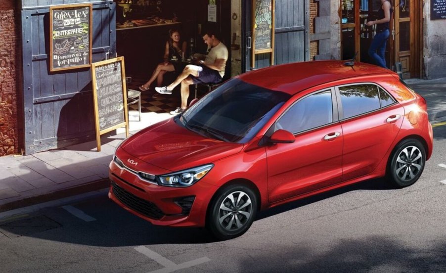 Red 2023 Kia Rio sedan | Kia