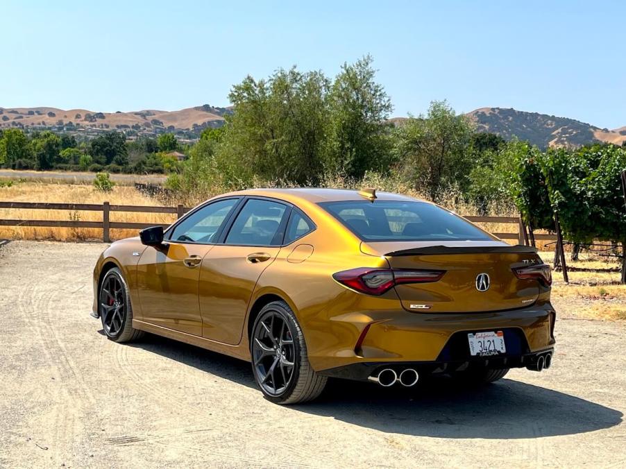 2023 Acura TLX Type S rear corner view