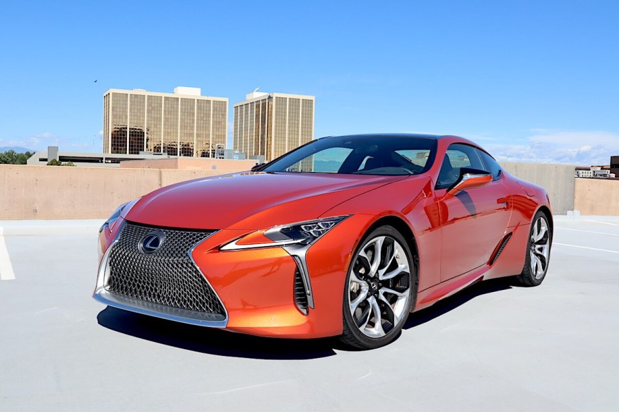 2023 Lexus LC 500, a competitor to the BMW 8 Series