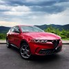 The 2024 Alfa Romeo Tonale parked on a gloomy day