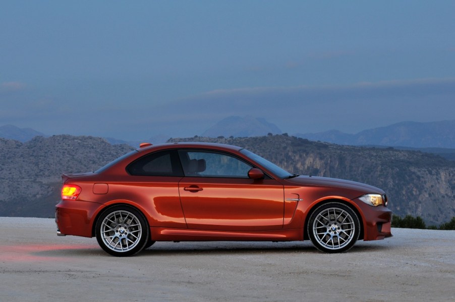 BMW 1M Coupe side profile