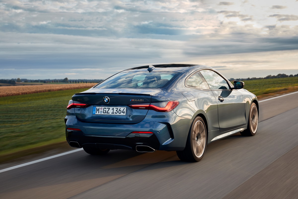 2021 BMW 4 Series coupe rear