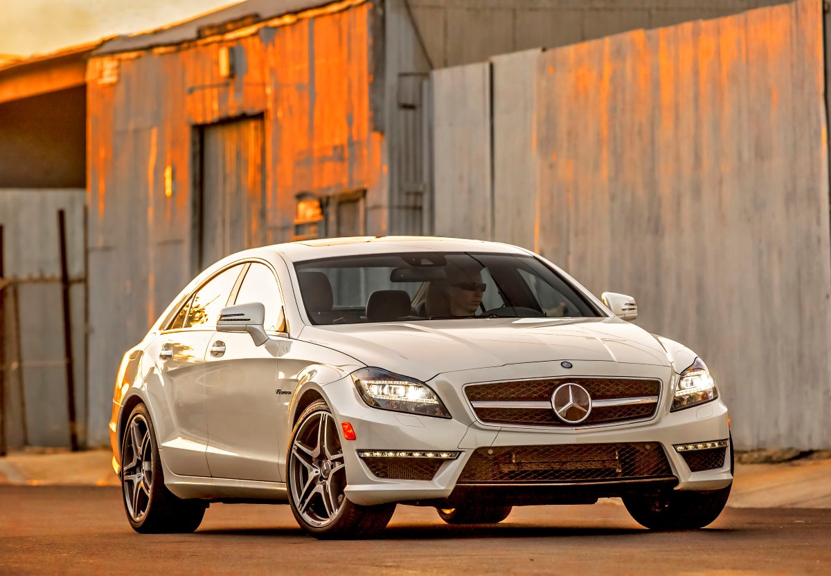 Mercedes CLS63 AMG in the evening