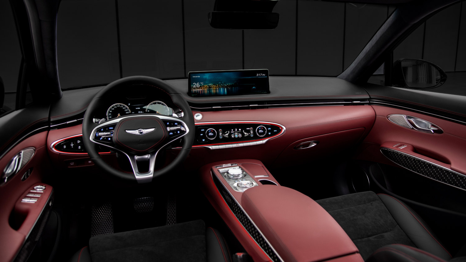 Inside the 2023 Genesis GV70 SUV