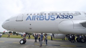 Airbus A320neo airplane promotional airplane