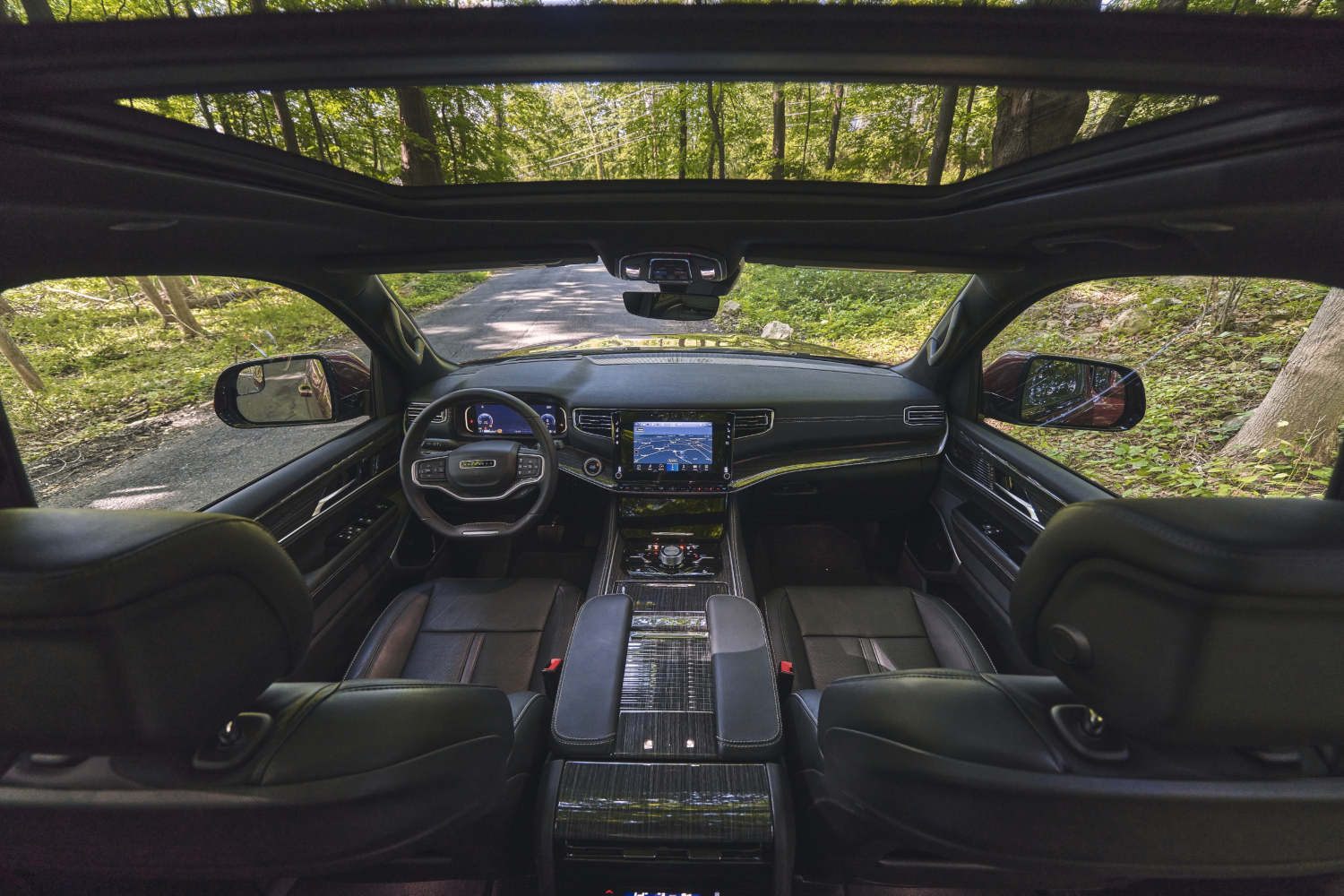 This large Jeep Wagoneer SUV can tow up to 10,000 pounds