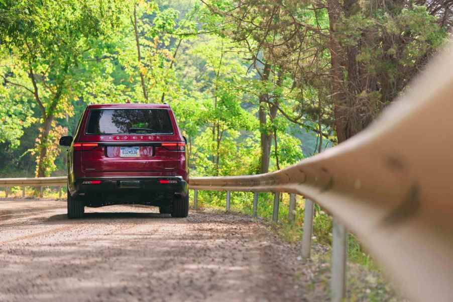 This large Jeep Wagoneer SUV can tow up to 10,000 pounds