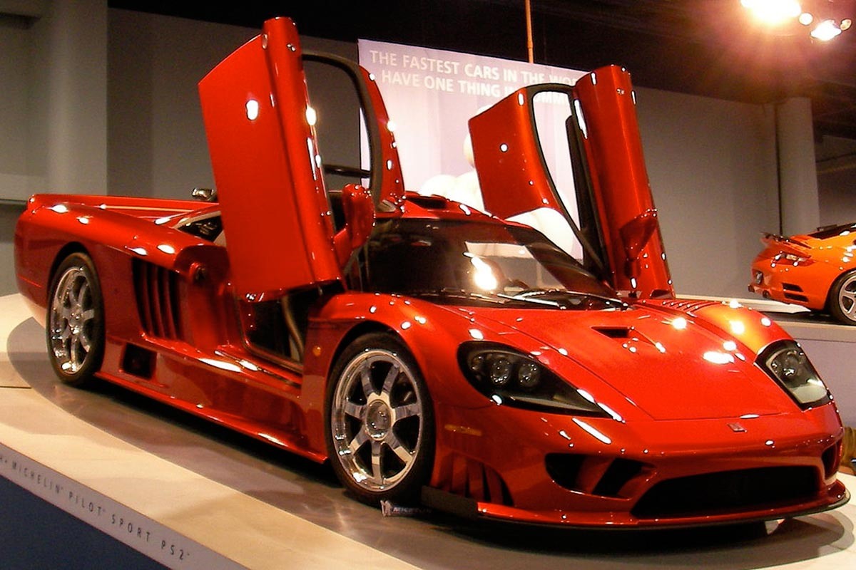 Saleen S7 on display