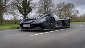 Aston Martin Valkyrie on the street