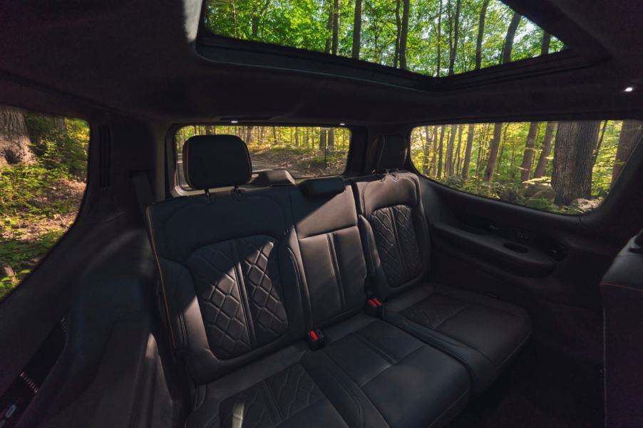 Inside the 2023 Jeep Grand Wagoneer large SUV