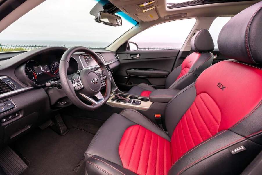 2020 Kia Optima SX front seats