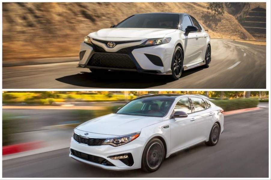 2020 Toyota Camry vs. 2020 Kia Optima: Used midsize sedans