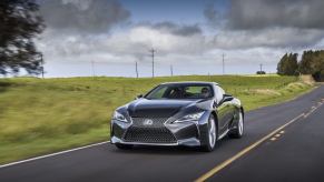 2021 Lexus LC 500 hybrid driving