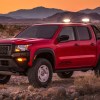 Red Nissan Frontier Hardbody concept