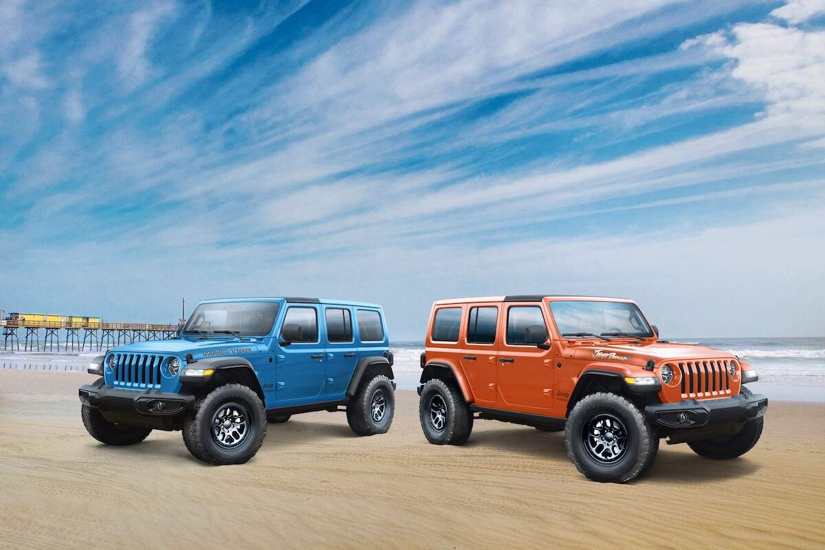 2023 Jeep Wrangler High Tide and Jeep Beach limited editions