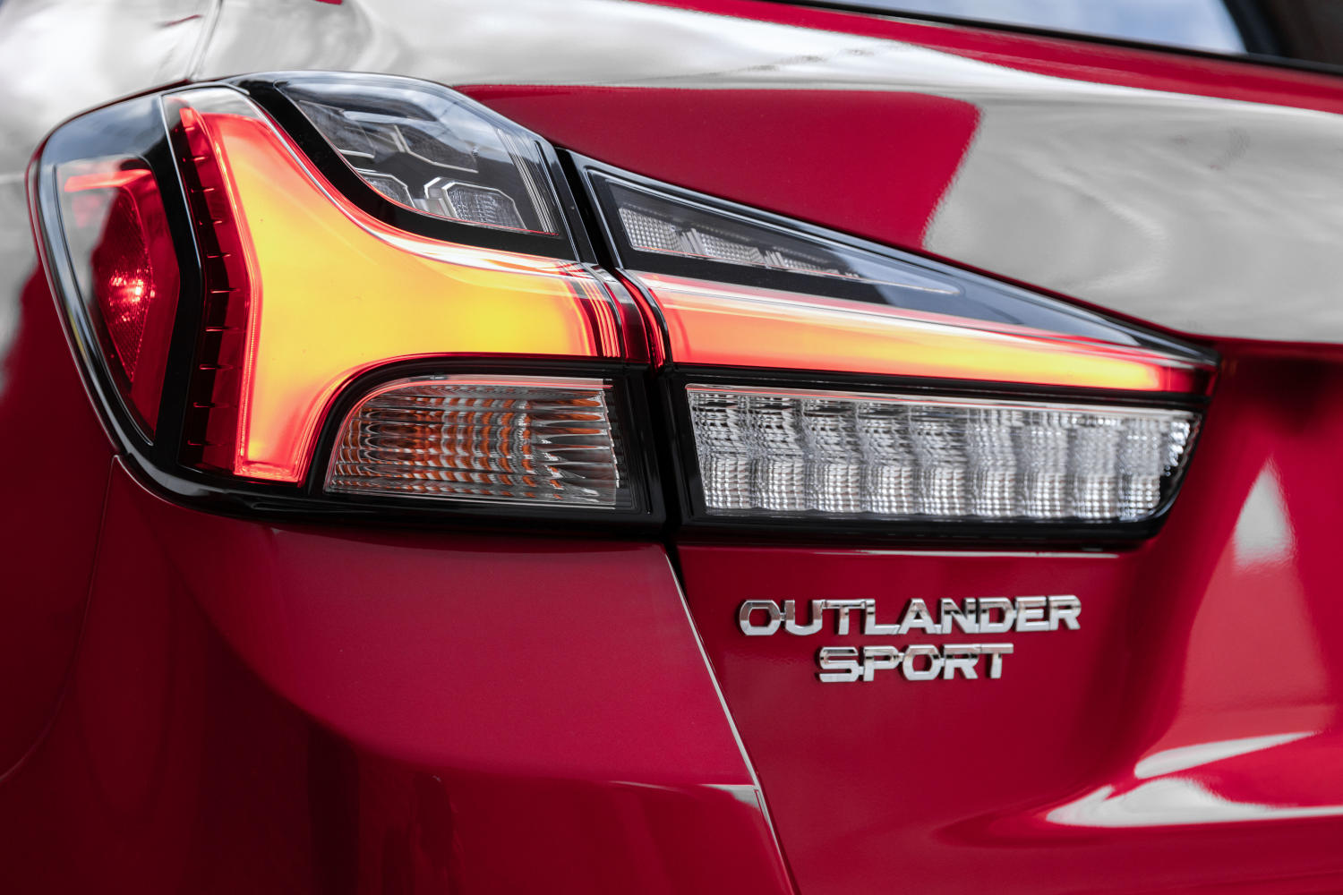 Badging on the Mitsubishi Outlander Sport