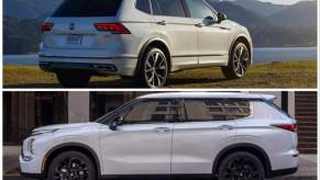 2023 Volkswagen Tiguan vs. 2023 Mitsubishi Outlander: Cheapest 3-row SUV comparison