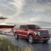 The 2024 Ford F-150 towing a boat