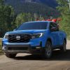 The 2024 Honda Ridgeline TrailSport off-roading