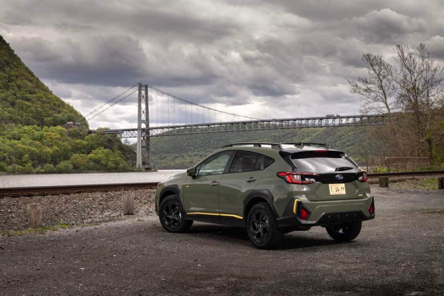 The 2024 Subaru Crosstrek back end