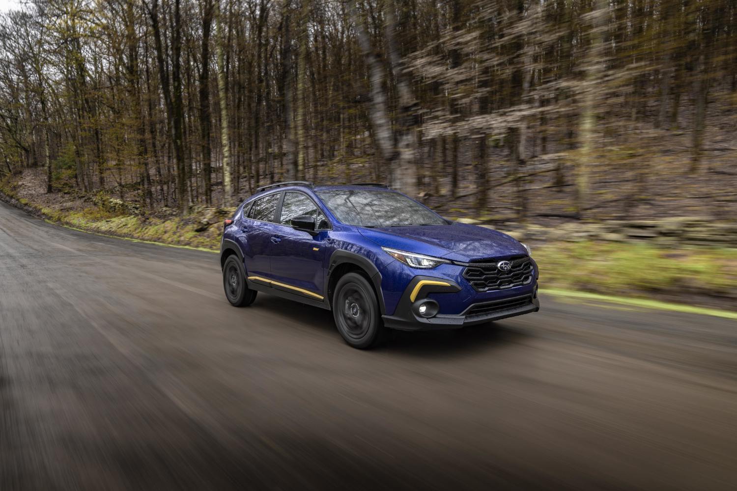 The 2024 Subaru Crosstrek in motion, is this a safe SUV?