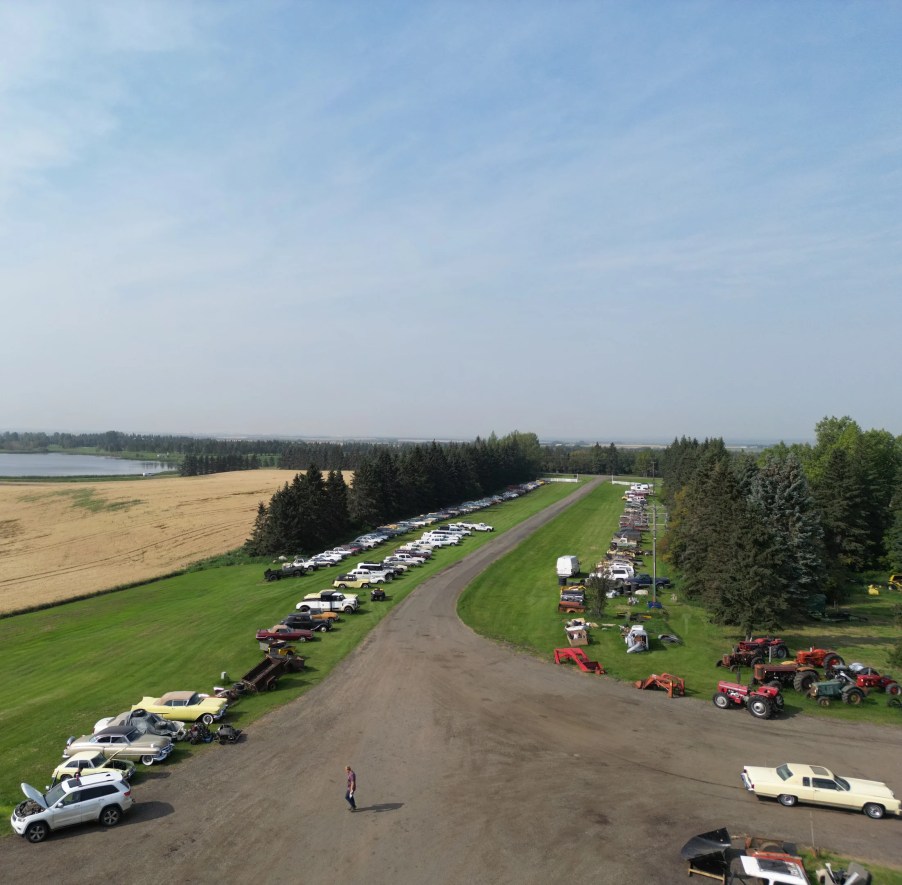 230 Cars in a field in Canada