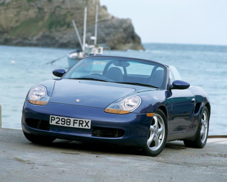 A front view of the 986 Porsche Boxster