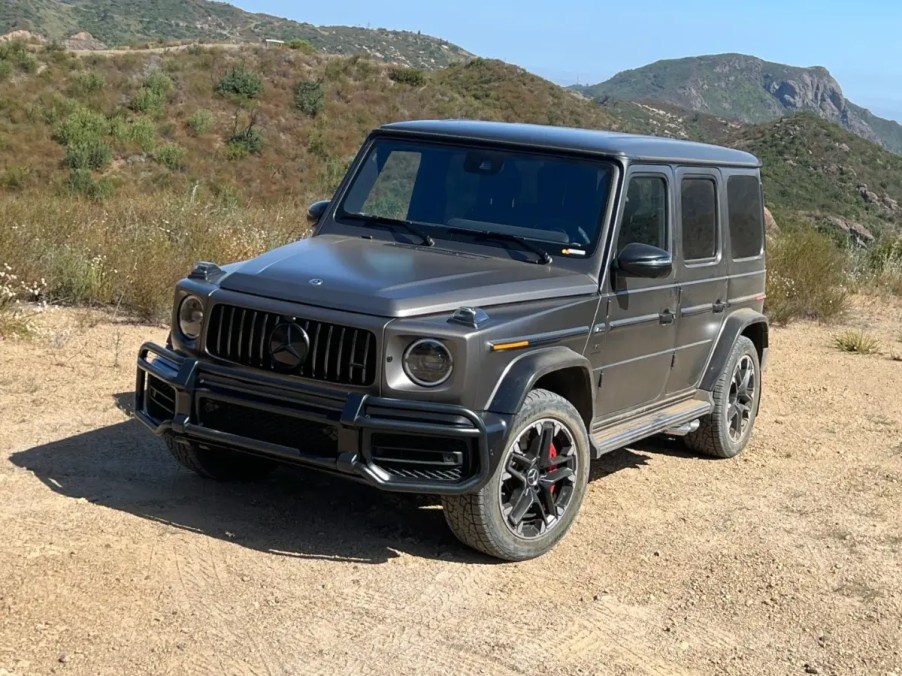 2023 Mercedes-Benz G-Class SUV on dirt