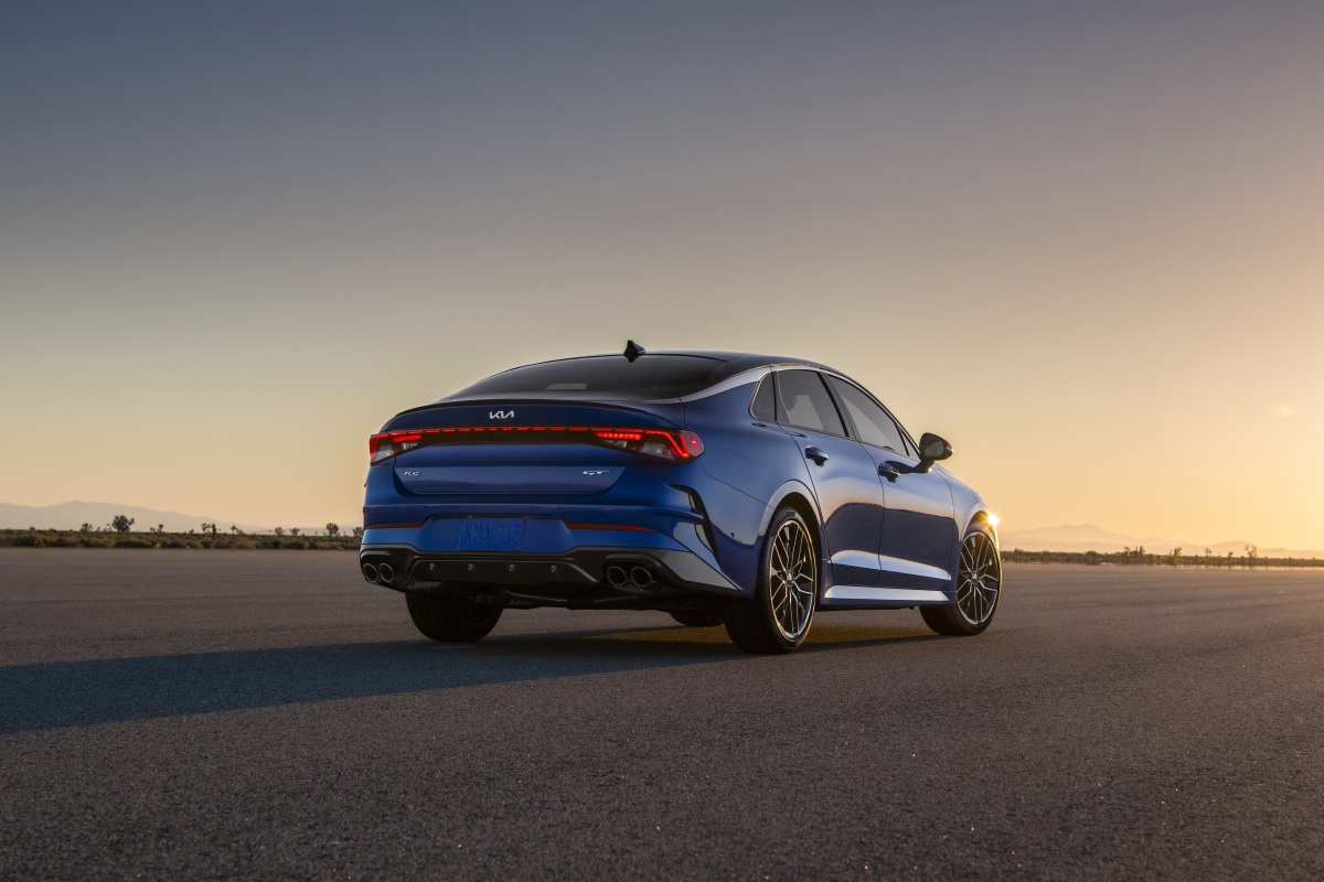 2024 Kia K5 GT from the rear