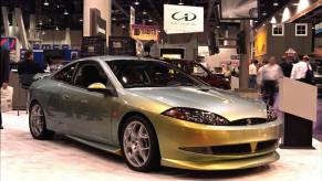 2001 Mercury Cougar at an auto show