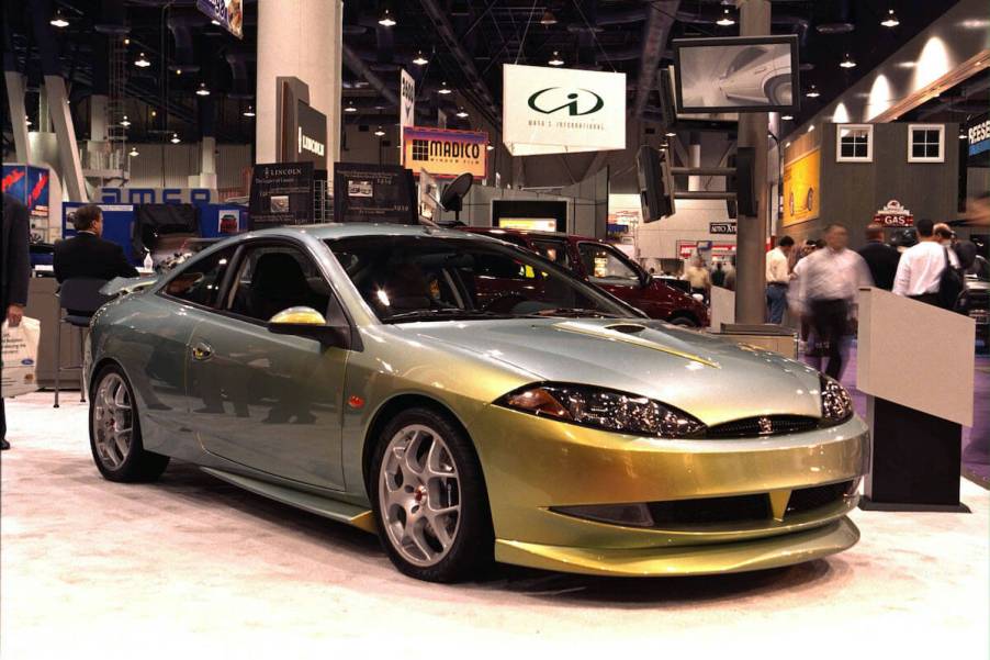 2001 Mercury Cougar at an auto show