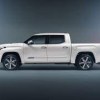 White 2023 Toyota Tundra Capstone studio shot