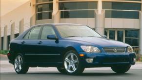 A promotion shot of a 2001 Lexus IS 300 compact executive car model