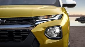 A close-up view of a 2023 Chevrolet Trailblazer.