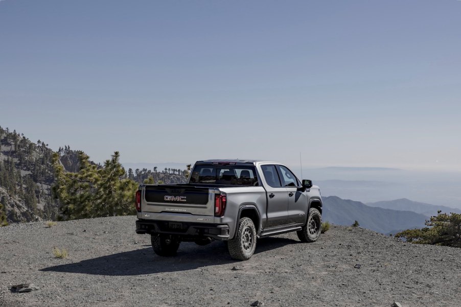 2024 GMC Sierra 1500 AT4X AEV Edition Crew Cab Short Box. This is one of many 2024 GMC Sierra trims.