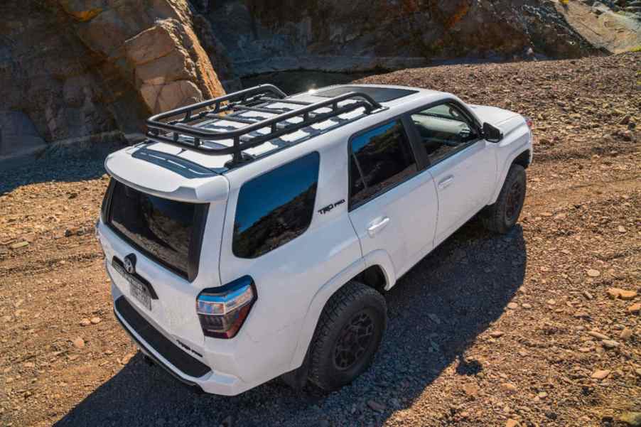 The 2024 Toyota 4Runner TRD Pro in the dirt.