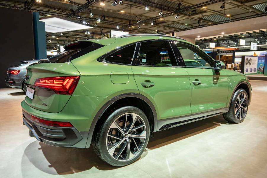 Audi Q5 Sportback TFSI e plug-in hybrid crossover SUV. Audi Q5 sales are the highest for the brand.