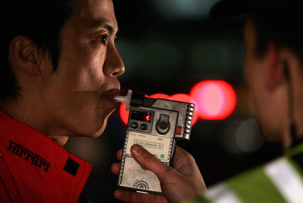 DUI checkpoint breathalyzer test field sobriety test