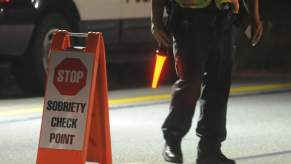 DUI checkpoint field sobriety checkpoint