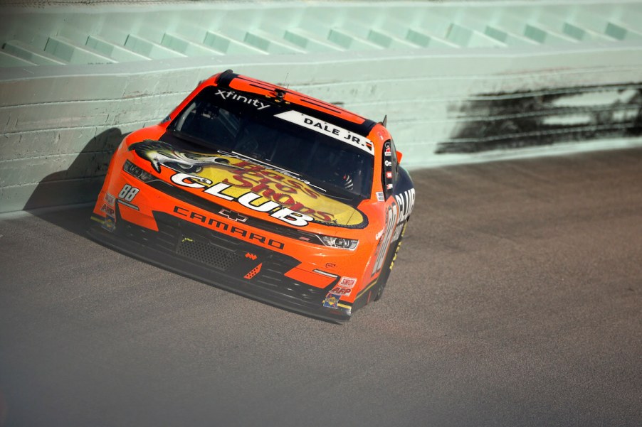 Dale Earnhardt Jr. races at Homestead.