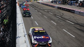 Denny Hamlin race at Martinsville.