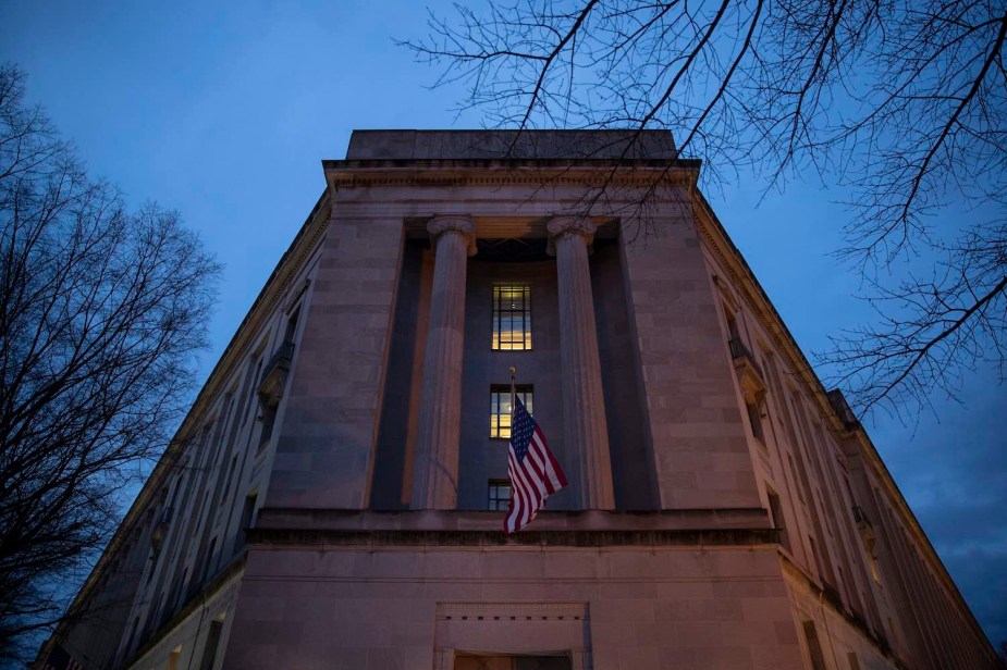 The offices of the Department of Justice in Washington DC, before it sued eBay over selling deleted diesel pickup truck devices.