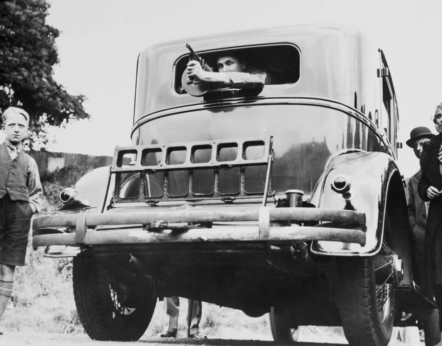 Along with iconic Lincoln Continental and, Al Capone's custom bulletproof Cadillac shows off its gangster car credentials with a shooting position.