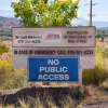 Closed site near Arches National Park